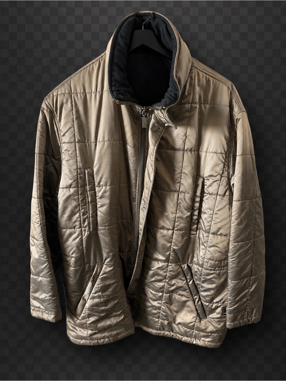 Vintage Versace Sport Giaccone Parka Jacket Hidden Hood Made in Italy Size 58